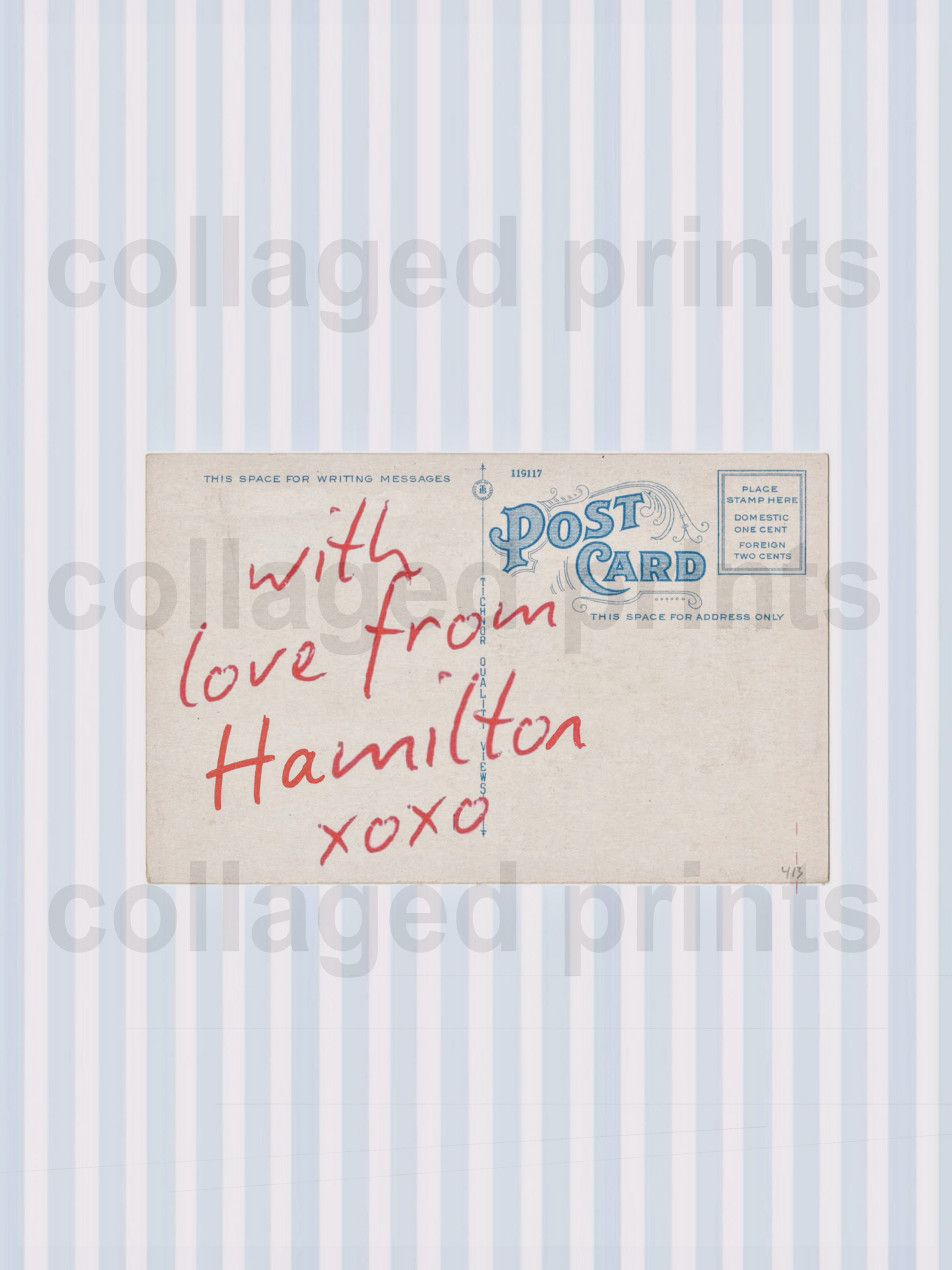 With Love from Hamilton Print