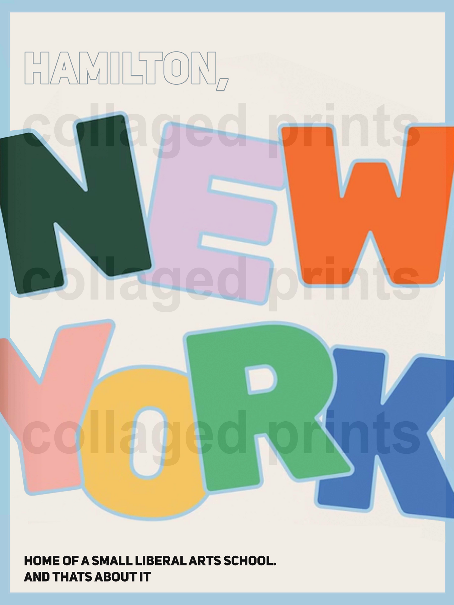 Home of a Small Liberal Arts School Print