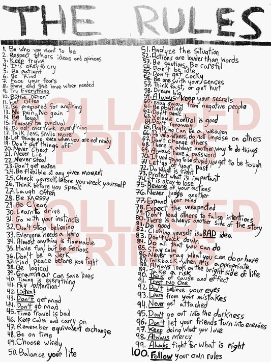 Rules Print