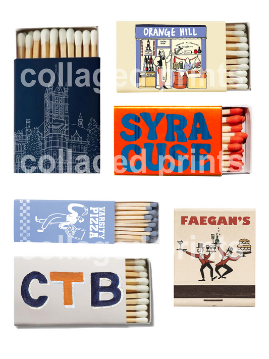 Syracuse Matchbook Print