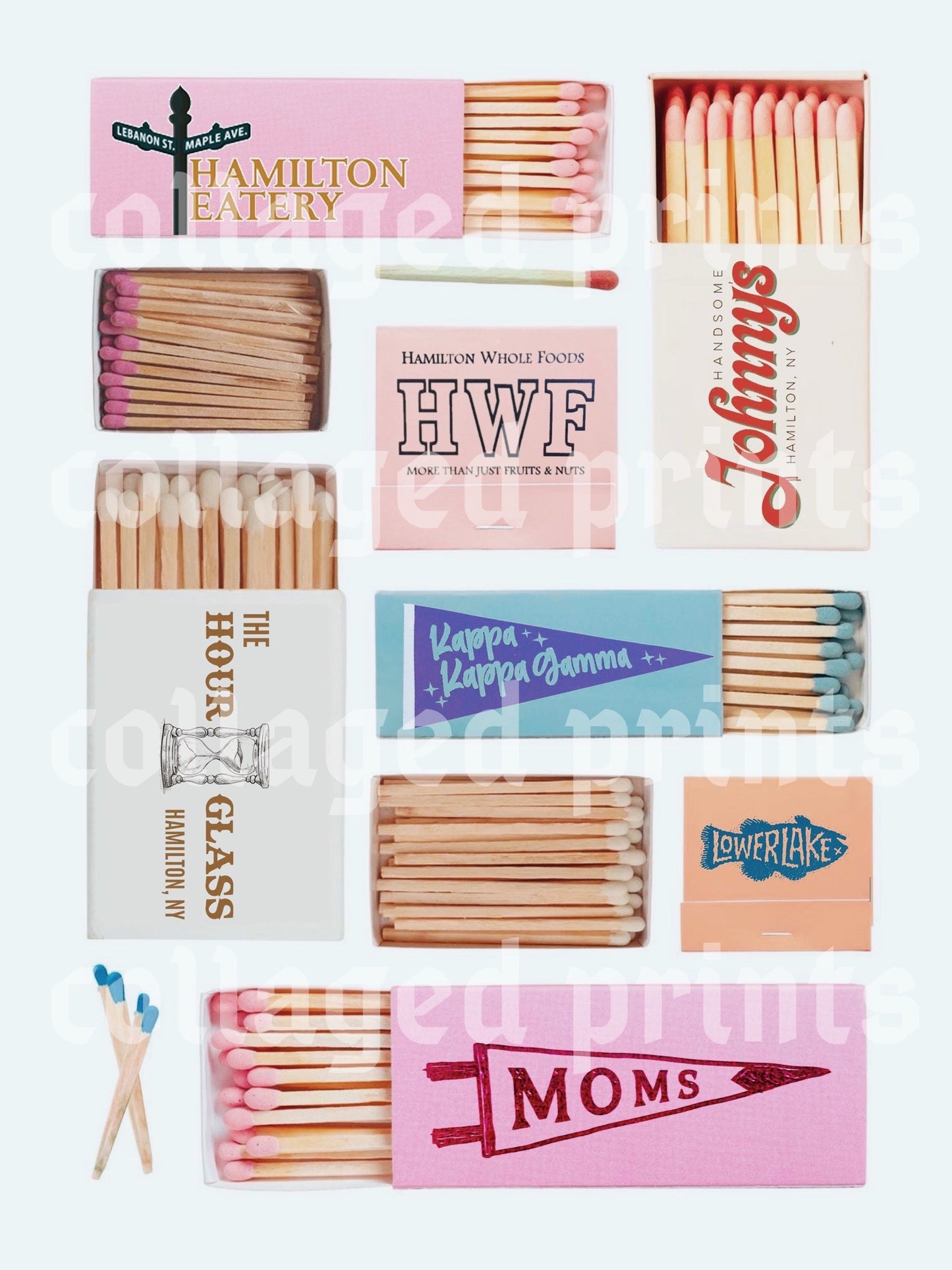 Colgate Kappa Matchbook Print