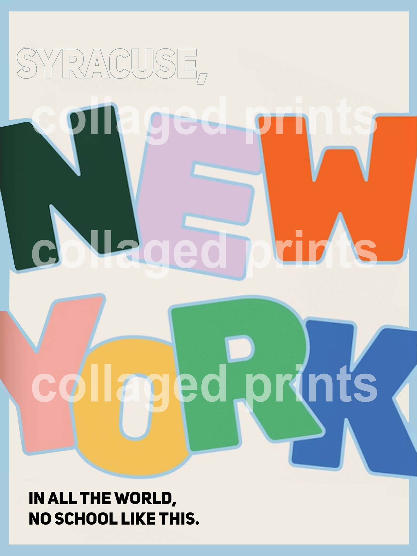 Syracuse, NEW YORK Print