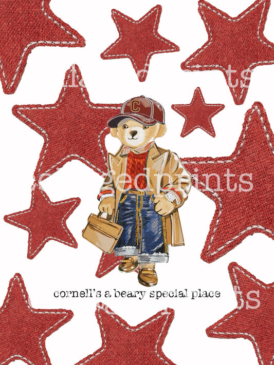 Cornell bear print