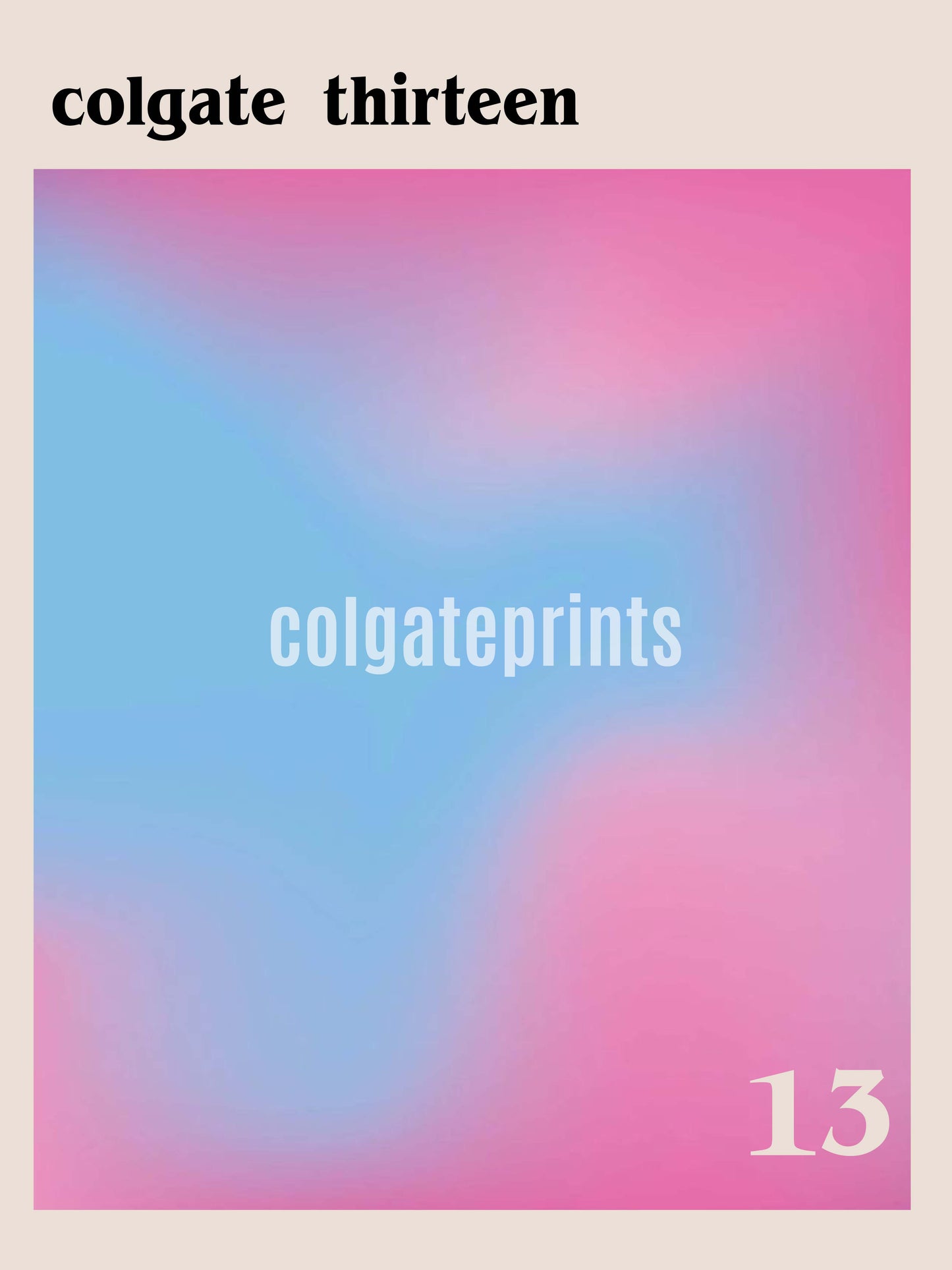 colgate 13 print