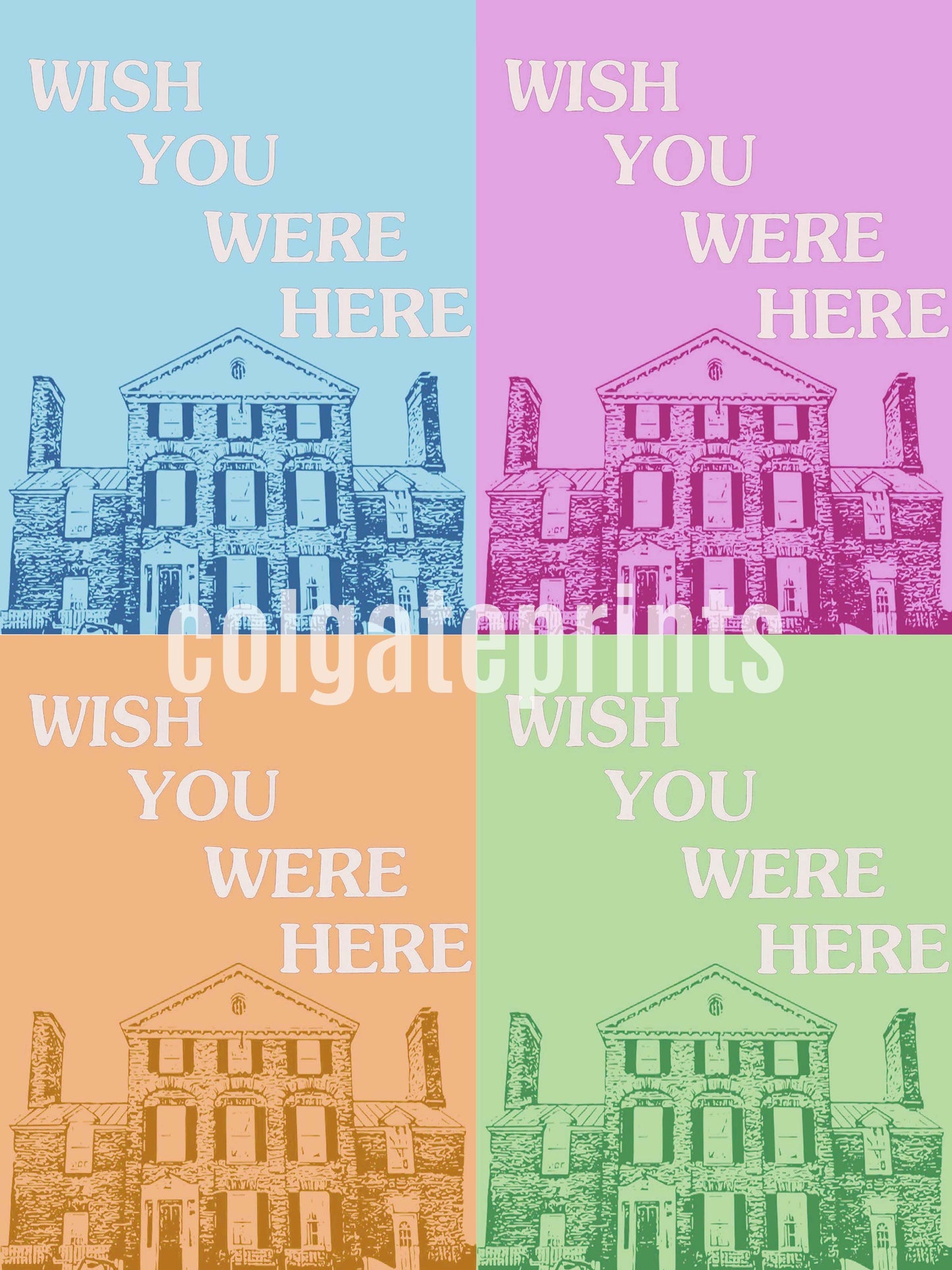 wish you were here print